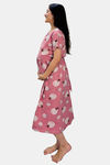Sweetmoon Maternity Gown - Pink — thumbnail 3